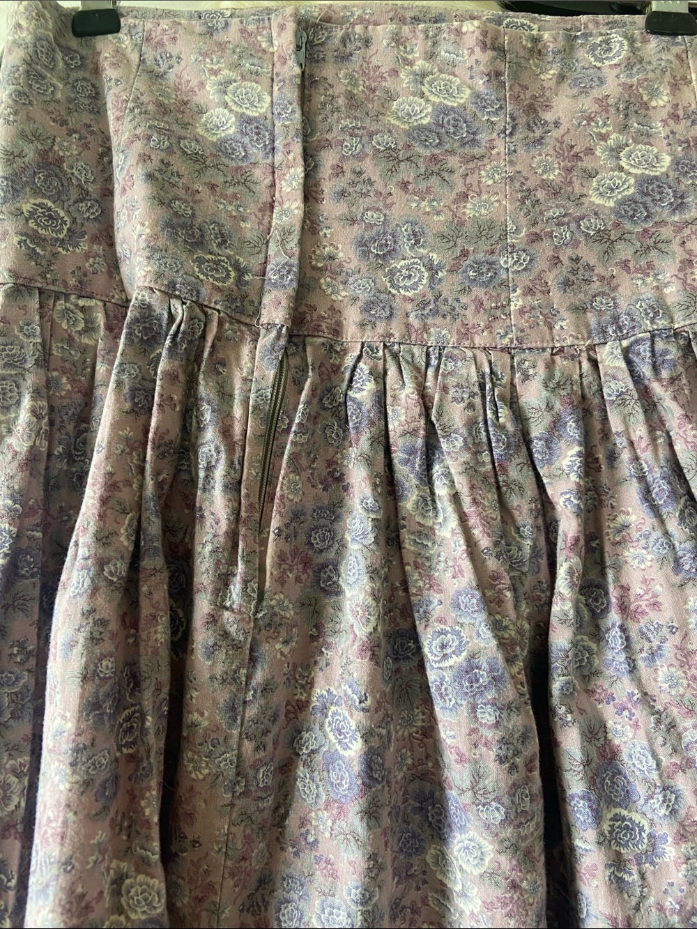 Vintage Gunne Sax Lavender Floral Midi Princess Skirt 2 - Picture 7 of 11